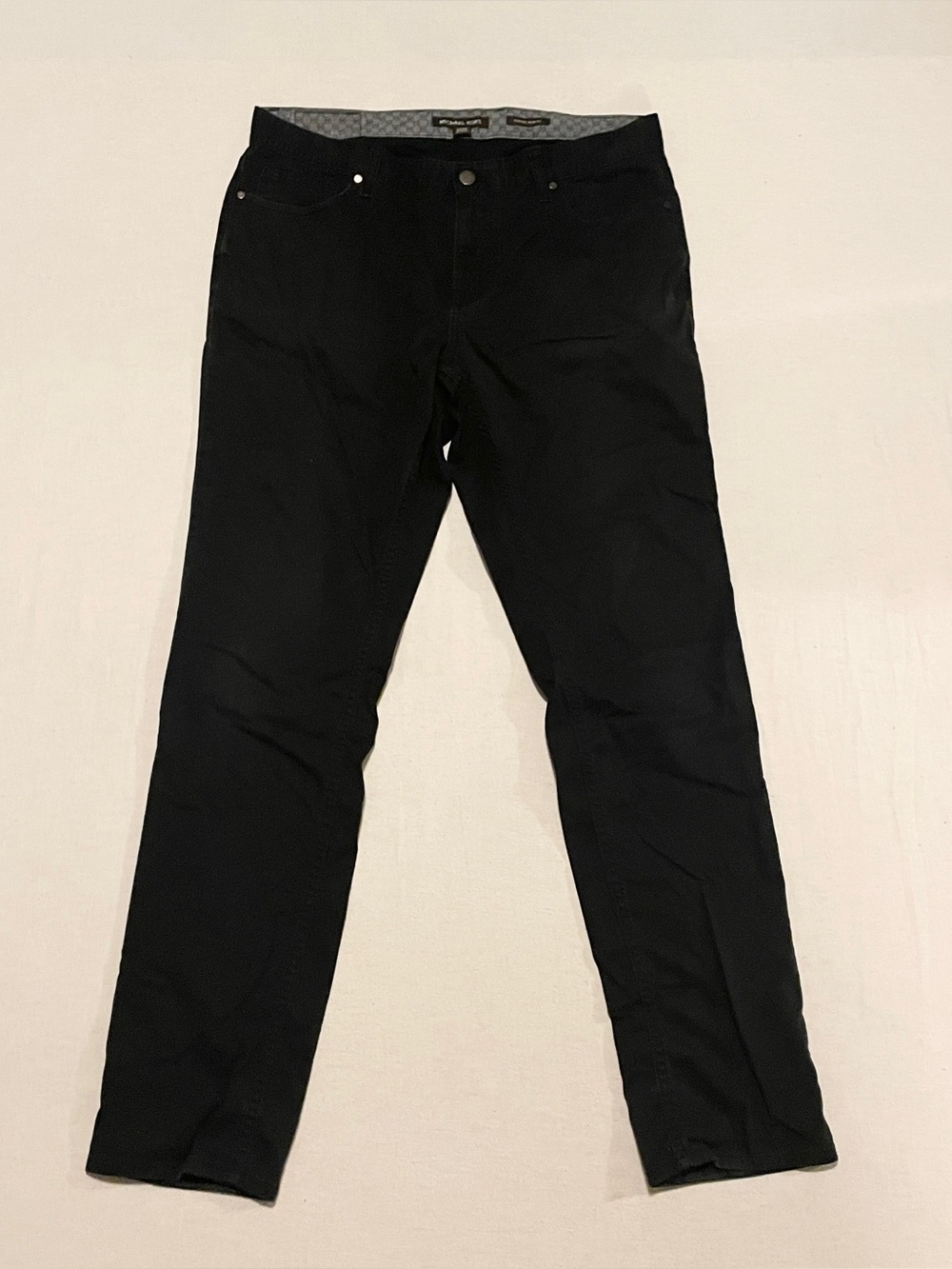 Michael Kors Parker Slim Fit Pants 34/34 Black